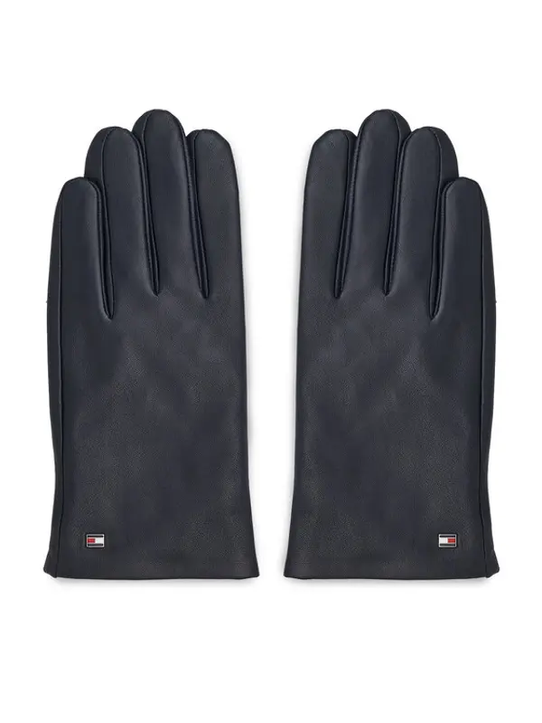 Tommy Hilfiger Tommy Hilfiger Muške rukavice Essential Flag Leather Gloves AM0AM11482 Tamnoplava