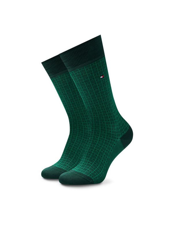 Tommy Hilfiger Tommy Hilfiger Muške visoke čarape 701230606 Zelena
