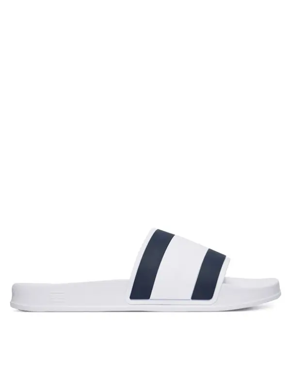 Tommy Hilfiger Tommy Hilfiger Natikače Core Hilfiger Flag Pool Slide FM0FM05798 Bijela