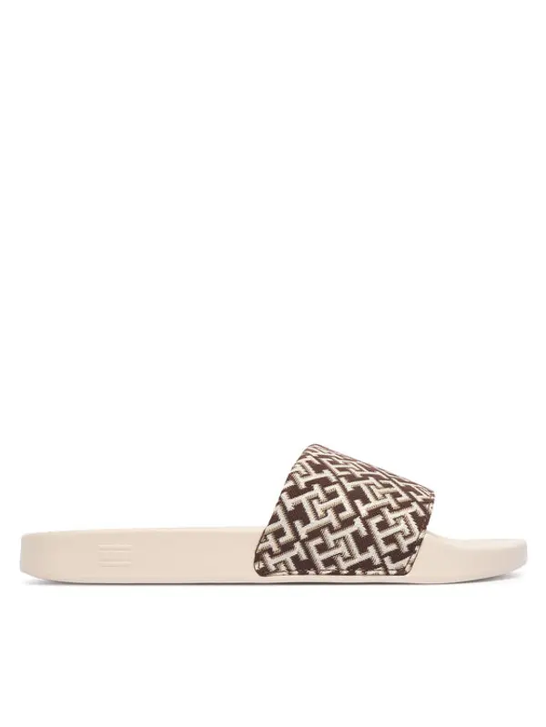 Tommy Hilfiger Tommy Hilfiger Natikače Monogram Pool Slide FW0FW09423 Smeđa