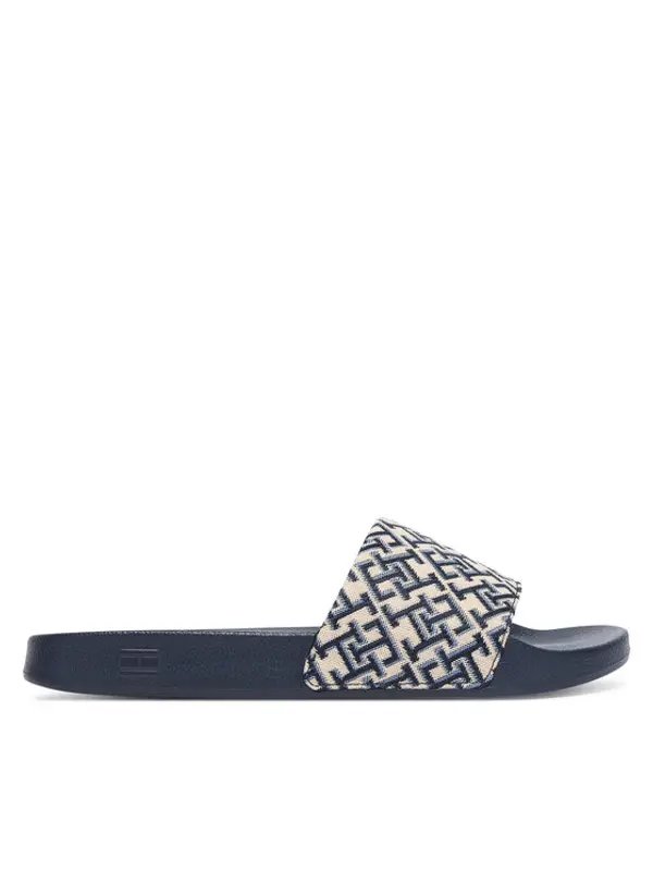 Tommy Hilfiger Tommy Hilfiger Natikače Monogram Pool Slide FW0FW09423 Tamnoplava