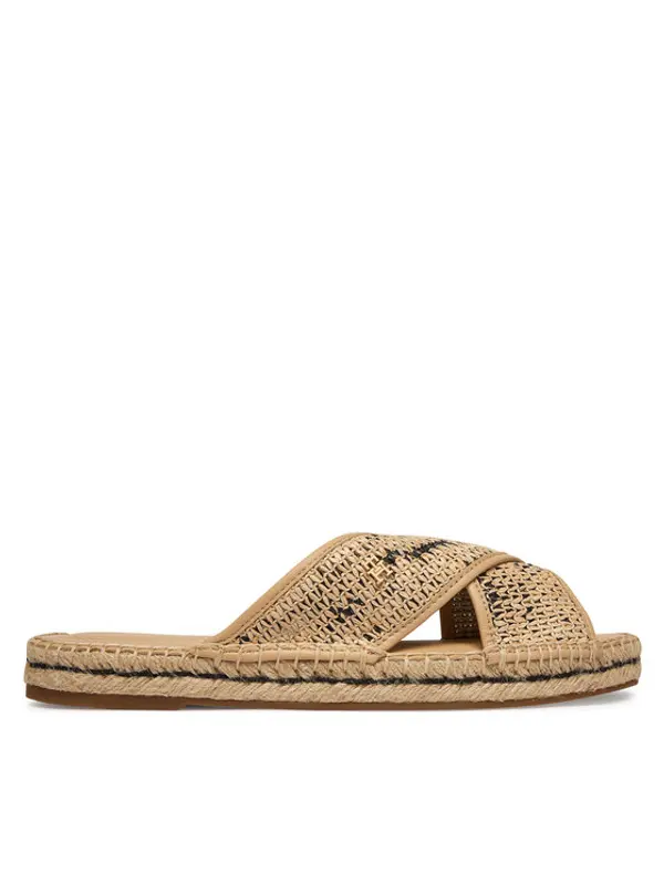 Tommy Hilfiger Tommy Hilfiger Natikače Raffia TH FW0FW09139 Bež