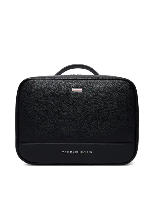 Tommy Hilfiger Tommy Hilfiger Neseser Th Central Travel Washbag AM0AM14550 Crna
