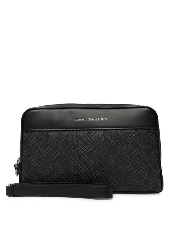 Tommy Hilfiger Tommy Hilfiger Neseser Th Flag Monogram Pouch AM0AM14146 Crna