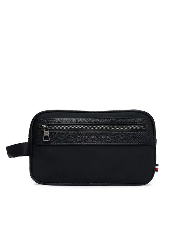 Tommy Hilfiger Tommy Hilfiger Neseser Th Repreve Washbag AM0AM14514 Crna