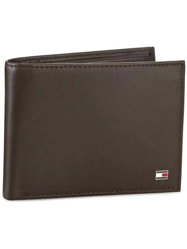 Tommy Hilfiger Tommy Hilfiger Novčanik Eton Cc Flap And Coin Pocket AM0AM00652/83362 Smeđa