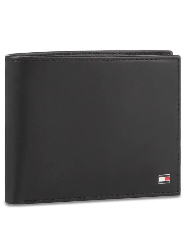 Tommy Hilfiger Tommy Hilfiger Novčanik Eton Trifold AM0AM00657 Crna