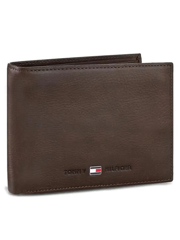 Tommy Hilfiger Tommy Hilfiger Novčanik Johnson Cc Flap And Coin Pocket AM0AM00660/82566 Smeđa