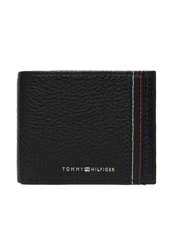Tommy Hilfiger Tommy Hilfiger Novčanik Th Central Mini Cc Wallet AM0AM14232 Crna