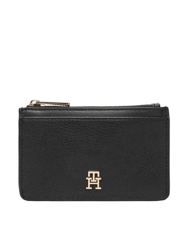 Tommy Hilfiger Tommy Hilfiger Novčanik Th Icon Long Cc Holder AW0AW18867 Crna