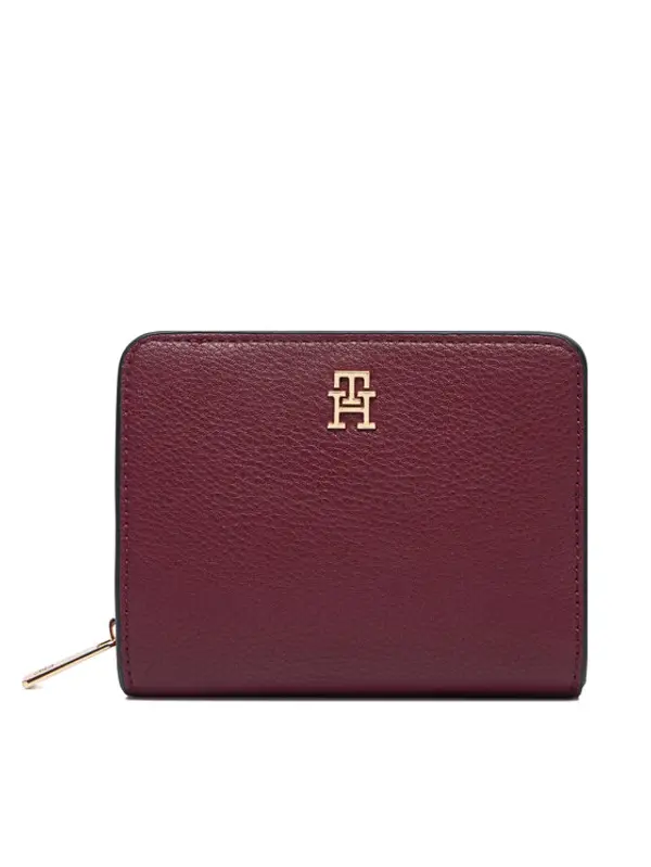 Tommy Hilfiger Tommy Hilfiger Novčanik Th Icon Med Za W/ Flap Seasonal AW0AW18758 Tamnocrvena