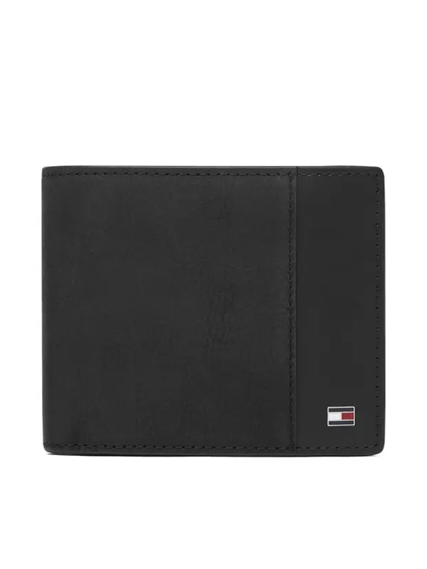 Tommy Hilfiger Tommy Hilfiger Novčanik Th Soho Cc Flap And Coin AM0AM14503 Crna