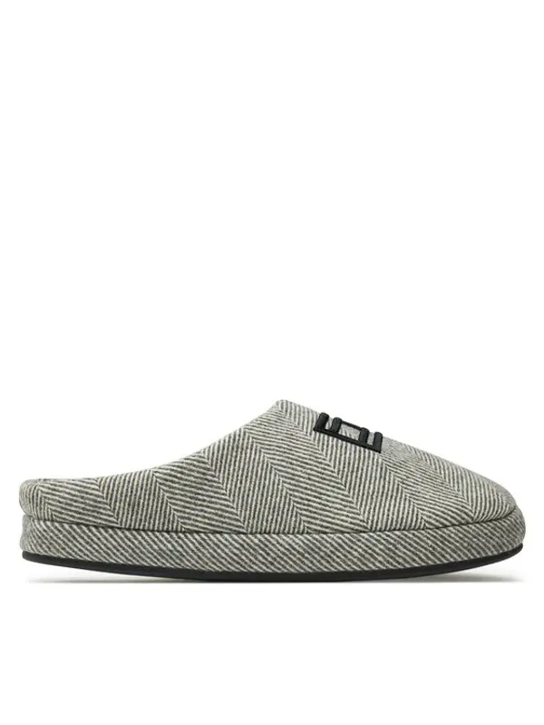 Tommy Hilfiger Tommy Hilfiger Papuče Flag Herringbone House Shoe FM0FM05304 Siva
