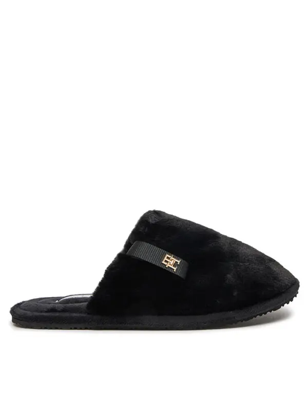 Tommy Hilfiger Tommy Hilfiger Papuče Trenerzy Confort Home FW0FW08138 Crna