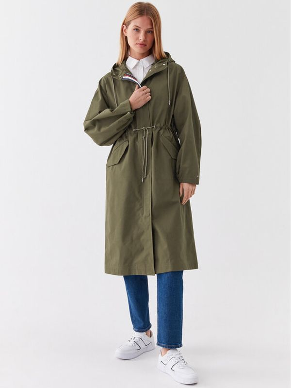 Tommy Hilfiger Tommy Hilfiger Parka WW0WW38938 Zelena Regular Fit