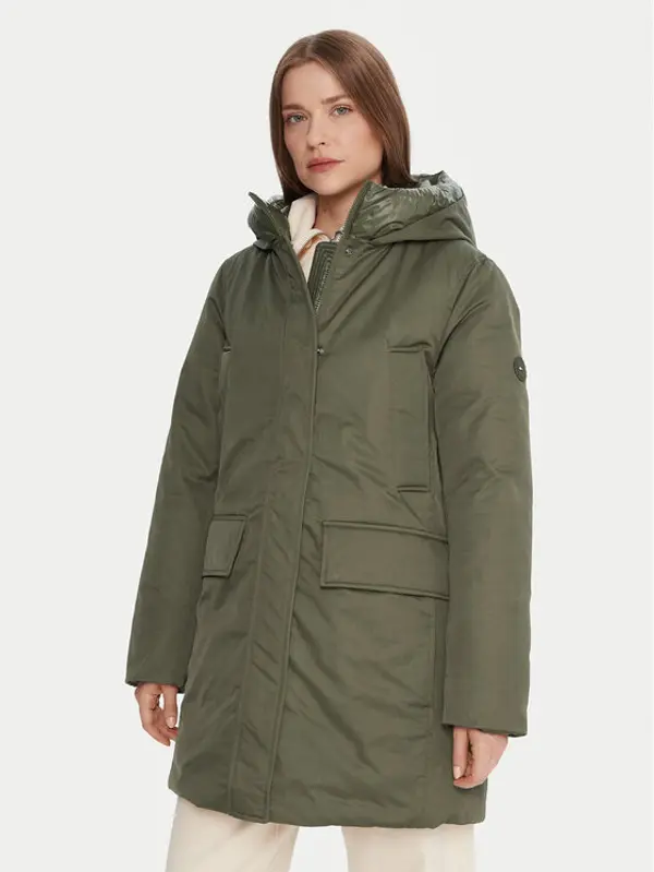 Tommy Hilfiger Tommy Hilfiger Parka WW0WW46533 Zelena Relaxed Fit