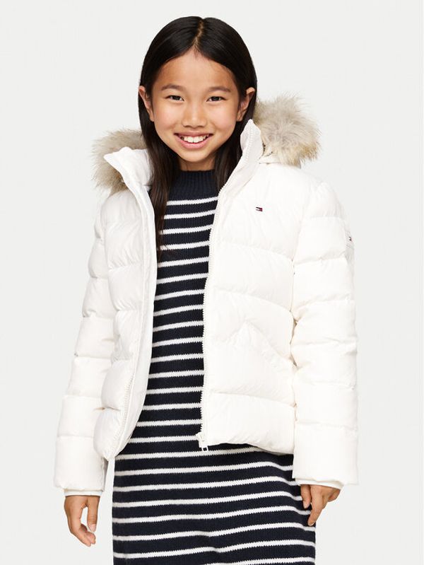 Tommy Hilfiger Tommy Hilfiger Pernata jakna Essential KG0KG07399 D Bijela Regular Fit