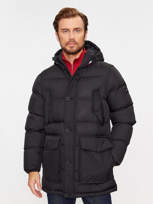 Tommy Hilfiger Tommy Hilfiger Pernata jakna Essential Rockie MW0MW33961 Crna Regular Fit