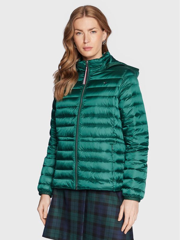 Tommy Hilfiger Tommy Hilfiger Pernata jakna Feminne WW0WW37264 Zelena Regular Fit