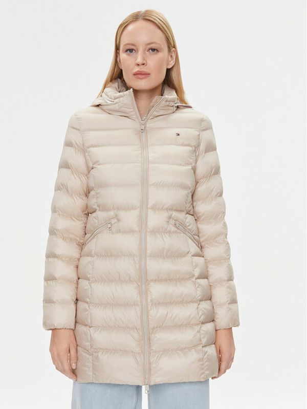 Tommy Hilfiger Tommy Hilfiger Pernata jakna Global Stripe WW0WW39221 Écru Regular Fit