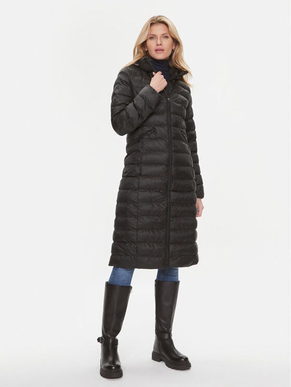 Tommy Hilfiger Tommy Hilfiger Pernata jakna Global Stripe WW0WW39863 Crna Regular Fit