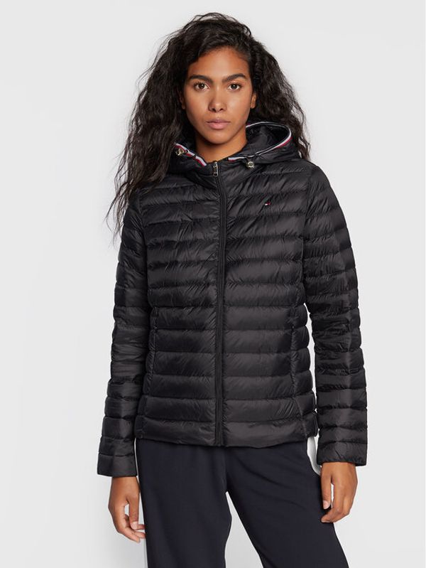 Tommy Hilfiger Tommy Hilfiger Pernata jakna Heritage WW0WW34299 Crna Regular Fit