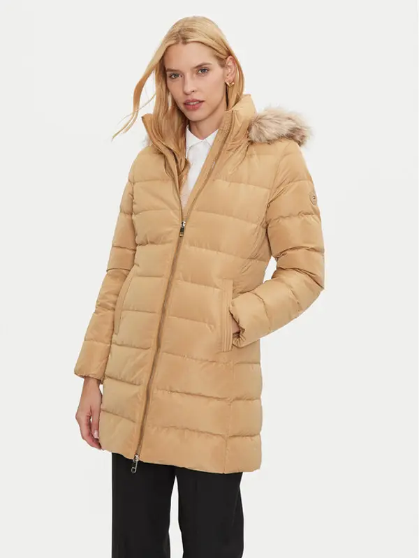 Tommy Hilfiger Tommy Hilfiger Pernata jakna Heritage WW0WW43234 Bež Regular Fit