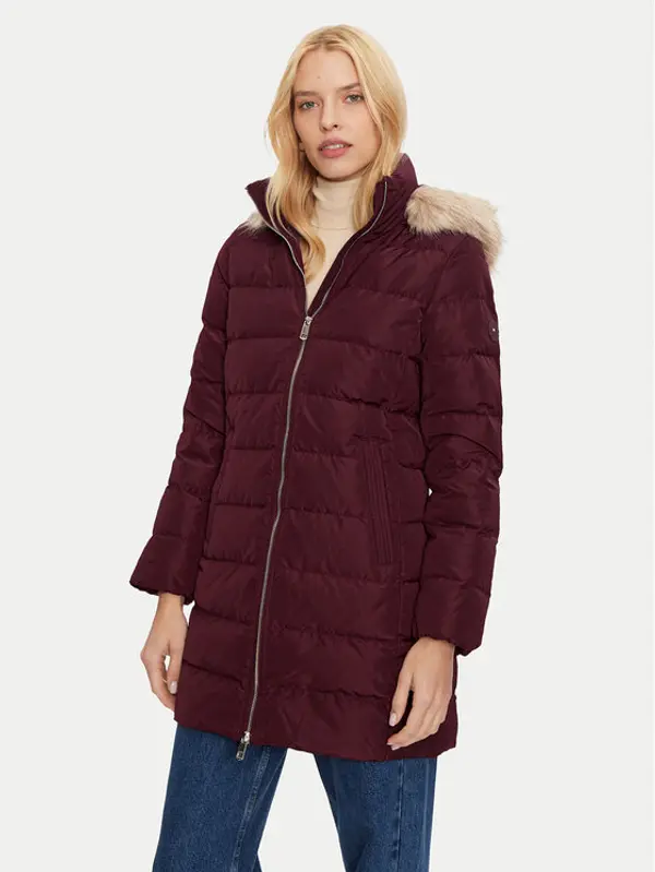 Tommy Hilfiger Tommy Hilfiger Pernata jakna Heritage WW0WW43234 Tamnocrvena Regular Fit