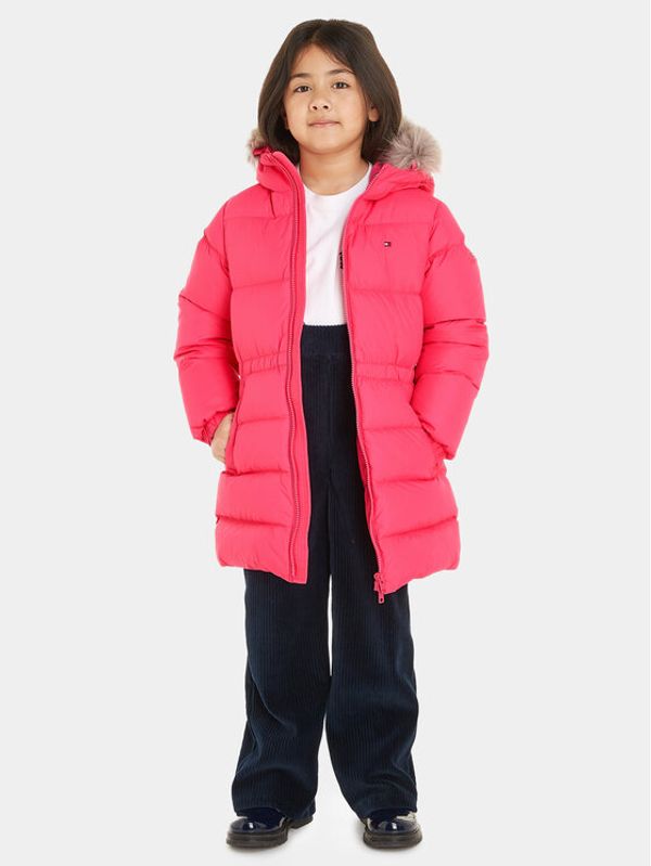 Tommy Hilfiger Tommy Hilfiger Pernata jakna KG0KG07805 Ružičasta Regular Fit