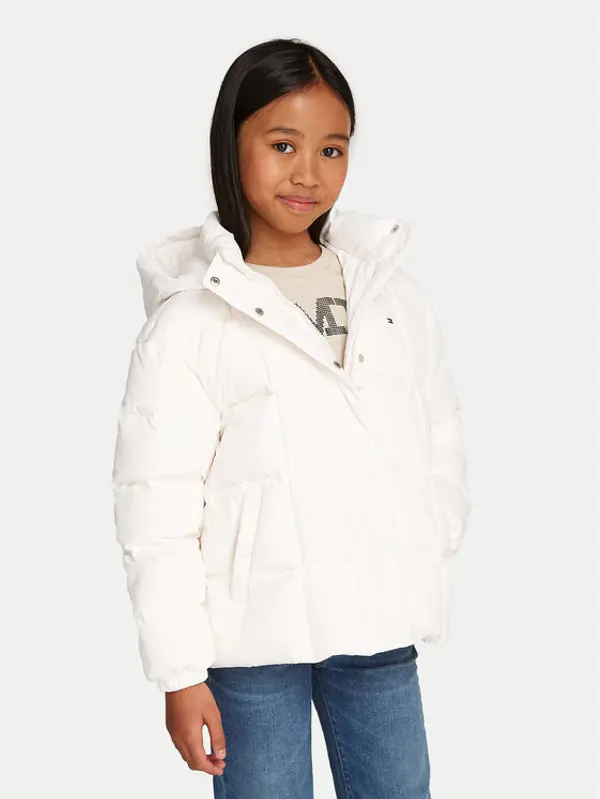 Tommy Hilfiger Tommy Hilfiger Pernata jakna KG0KG08392 Écru Regular Fit