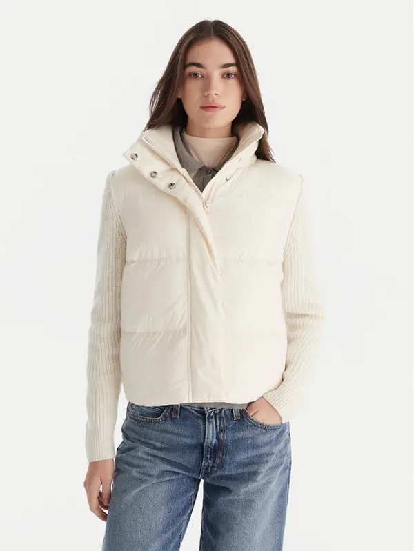 Tommy Hilfiger Tommy Hilfiger Pernata jakna Modern WW0WW45738 Écru Regular Fit