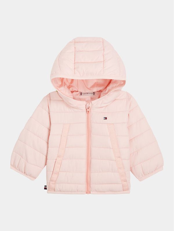 Tommy Hilfiger Tommy Hilfiger Pernata jakna Monotype Tape KN0KN01722 Ružičasta Regular Fit