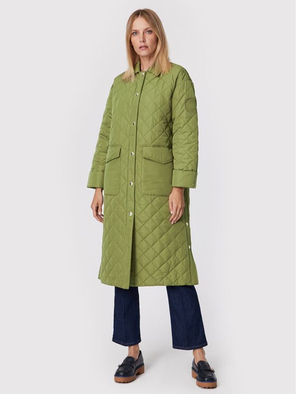 Tommy Hilfiger Tommy Hilfiger Pernata jakna Quilted Sorona WW0WW35551 Zelena Relaxed Fit