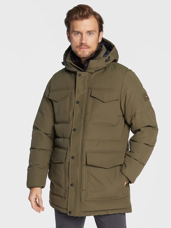 Tommy Hilfiger Tommy Hilfiger Pernata jakna Utility MW0MW27703 Zelena Regular Fit