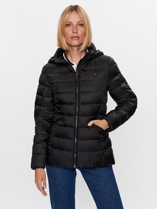 Tommy Hilfiger Tommy Hilfiger Pernata jakna WW0WW39581 Crna Regular Fit