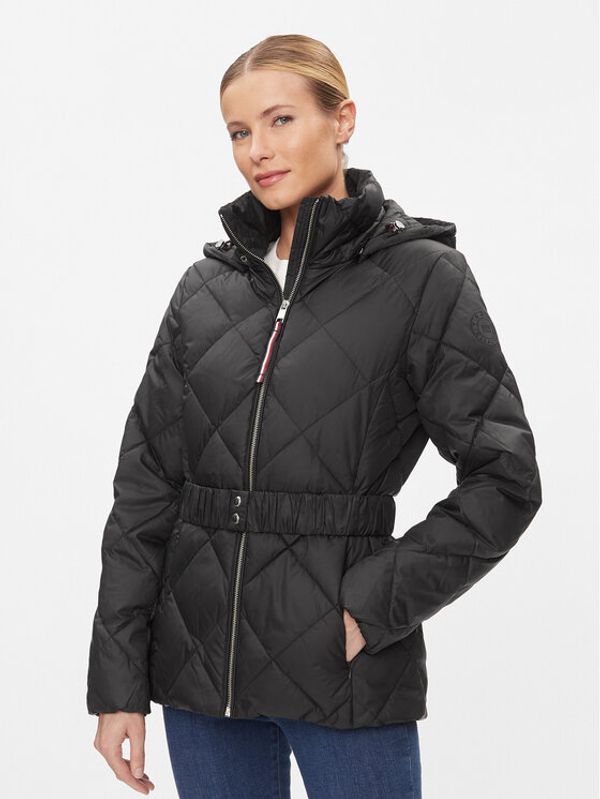 Tommy Hilfiger Tommy Hilfiger Pernata jakna WW0WW40327 Crna Regular Fit