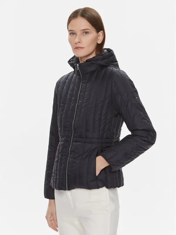 Tommy Hilfiger Tommy Hilfiger Pernata jakna WW0WW40484 Tamnoplava Regular Fit