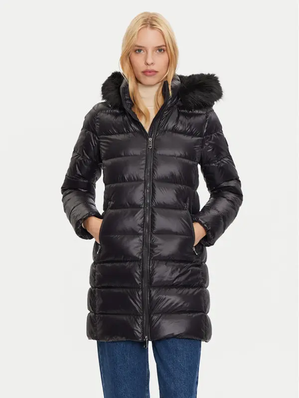 Tommy Hilfiger Tommy Hilfiger Pernata jakna WW0WW43122 Crna Regular Fit