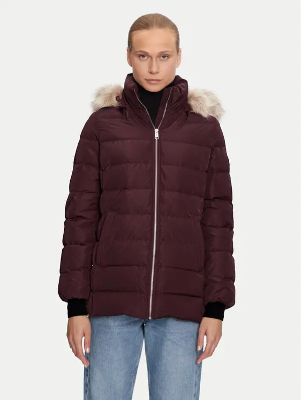 Tommy Hilfiger Tommy Hilfiger Pernata jakna WW0WW43600 Ljubičasta Regular Fit