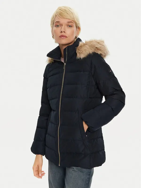 Tommy Hilfiger Tommy Hilfiger Pernata jakna WW0WW43600 Tamnoplava Regular Fit