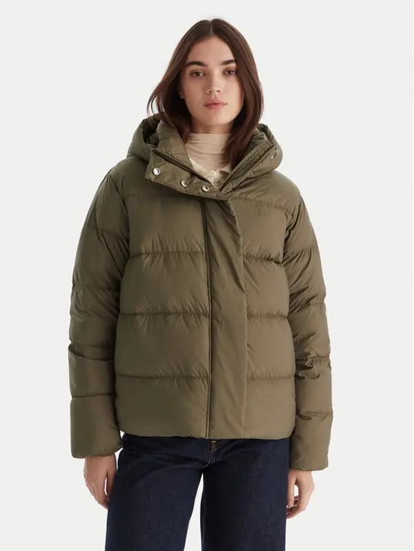 Tommy Hilfiger Tommy Hilfiger Pernata jakna WW0WW45739 Zelena Regular Fit