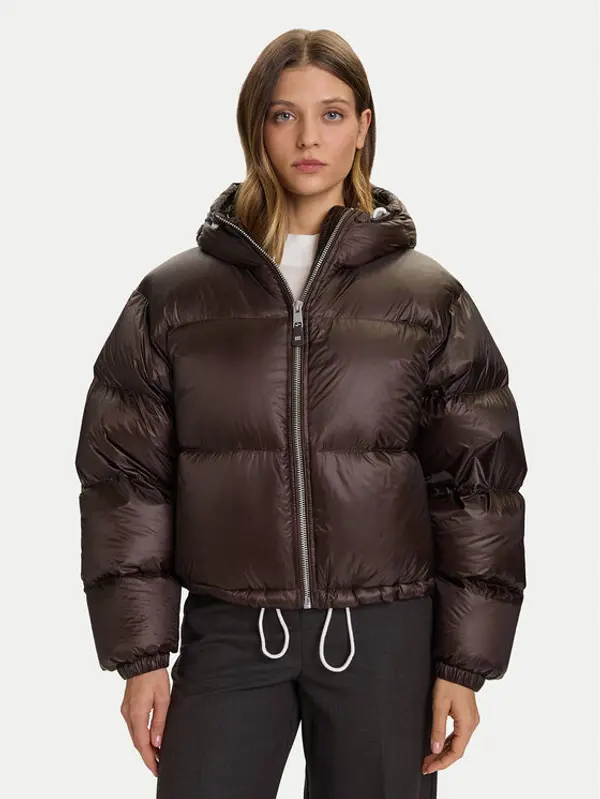 Tommy Hilfiger Tommy Hilfiger Pernata jakna WW0WW46541 Smeđa Regular Fit