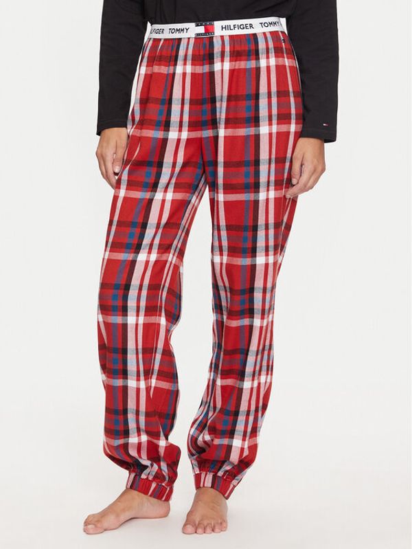 Tommy Hilfiger Tommy Hilfiger Pidžama hlače UW0UW05634 Crvena Regular Fit