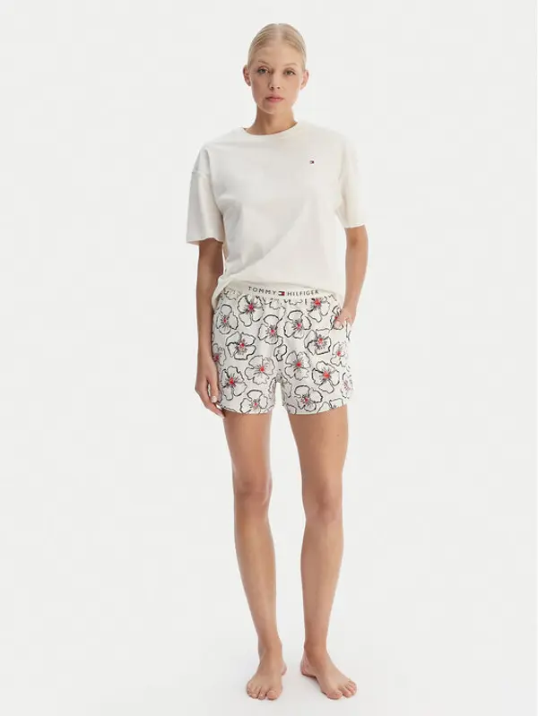 Tommy Hilfiger Tommy Hilfiger Pidžama UW0UW05760 Bež Regular Fit