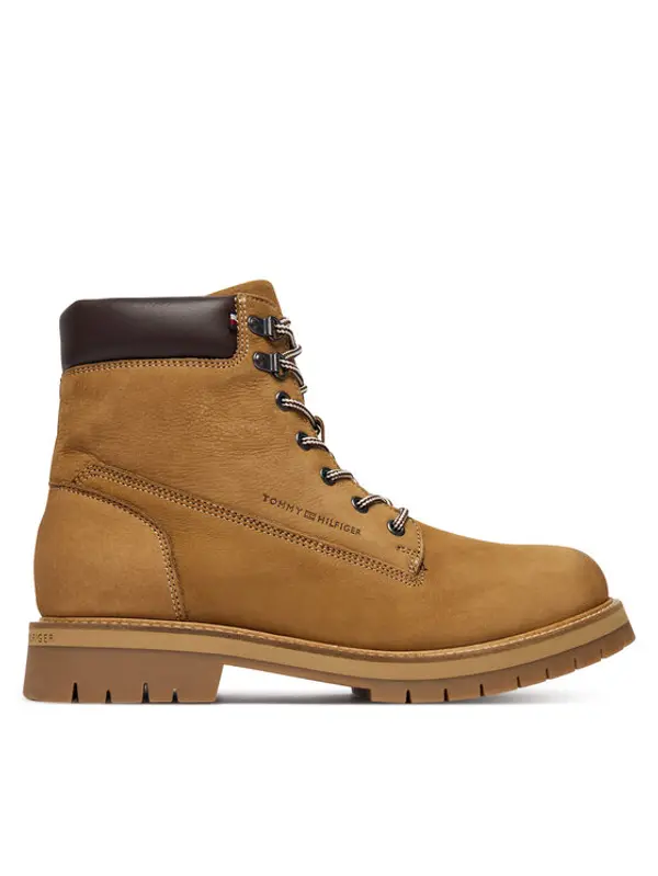 Tommy Hilfiger Tommy Hilfiger Planinarske cipele Flex Th Outdoor W Nbk Boot FM0FM05563 Smeđa