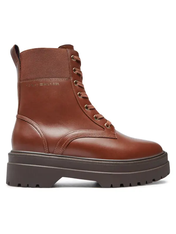 Tommy Hilfiger Tommy Hilfiger Planinarske cipele FW0FW08440 Smeđa