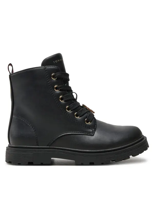 Tommy Hilfiger Tommy Hilfiger Planinarske cipele Lace-Up Bootie T1A5-33561-1351 S Crna