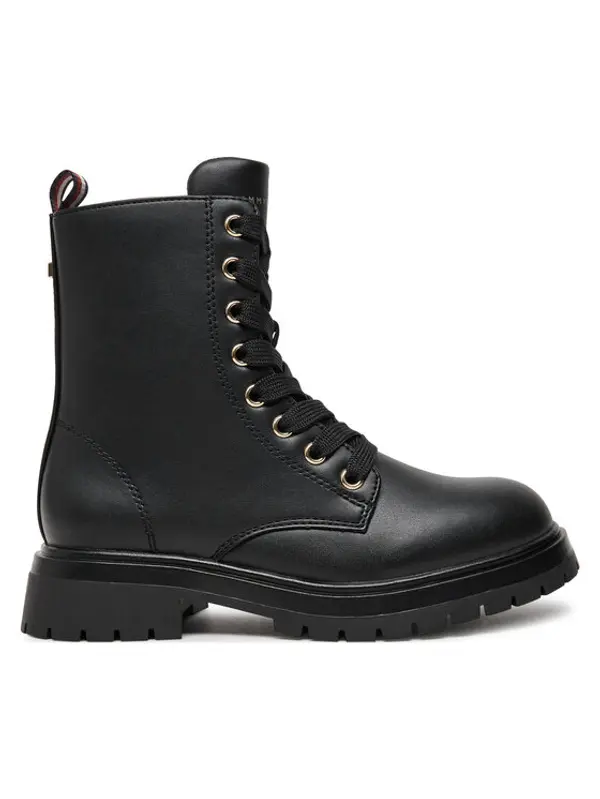 Tommy Hilfiger Tommy Hilfiger Planinarske cipele Lace-Up Bootie T3A5-33569-1351 M Crna