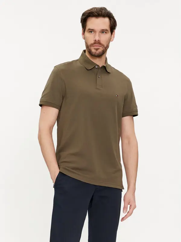 Tommy Hilfiger Tommy Hilfiger Polo 1985 MW0MW17770 Kaki Regular Fit