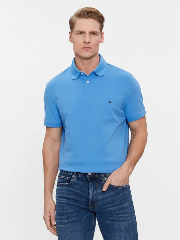 Tommy Hilfiger Tommy Hilfiger Polo 1985 MW0MW17770 Plava Regular Fit